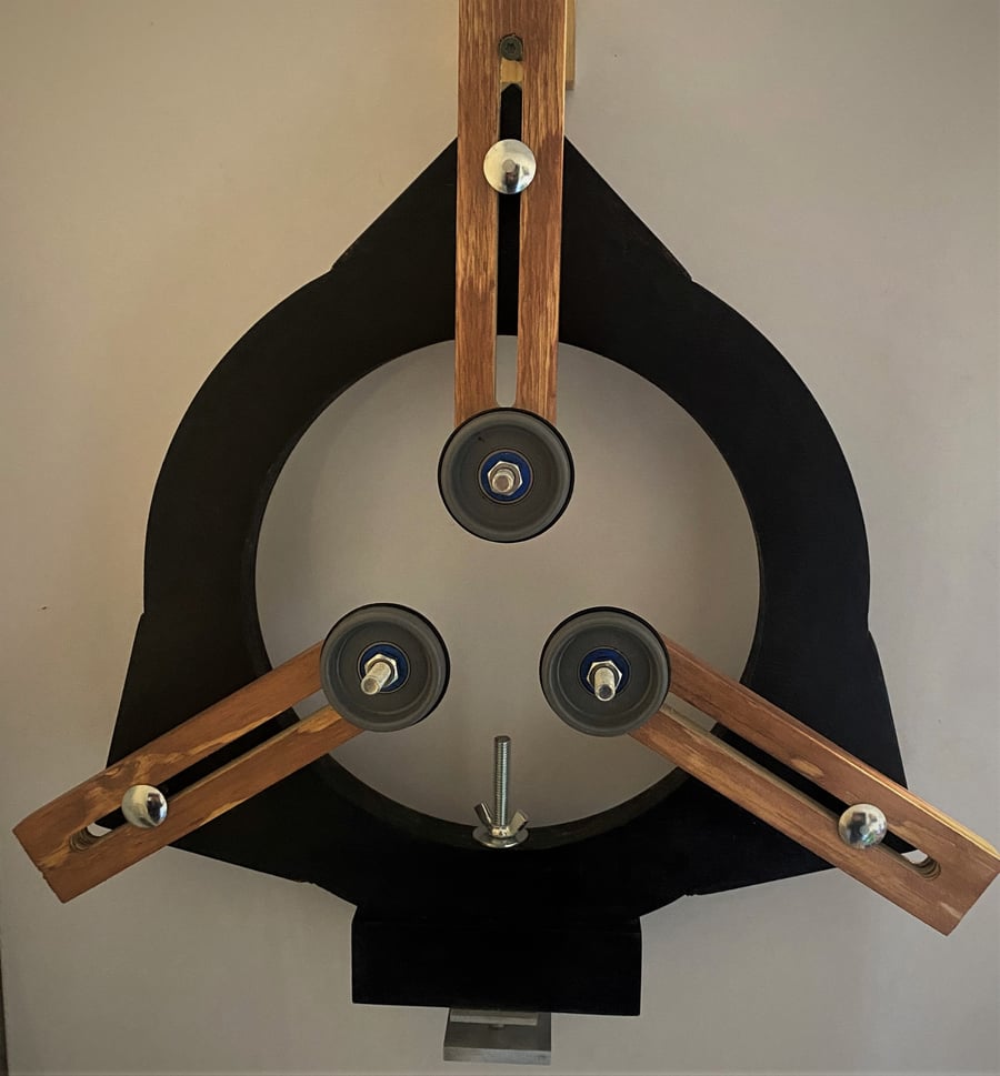 12" fully handmade lathe steady rest