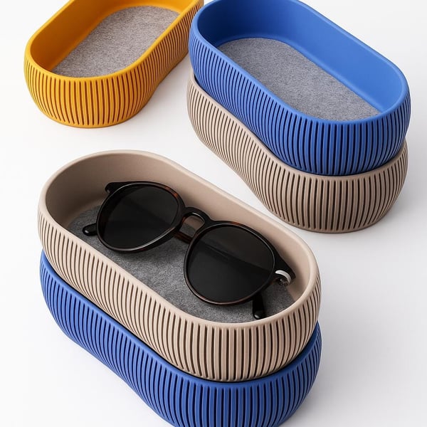 Stackable glasses tray, Spectacle storage case, Sunglasses holder, Eyewear organ