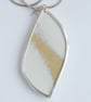 Vintage Dodge fordite pendant - free form shape - Image 3