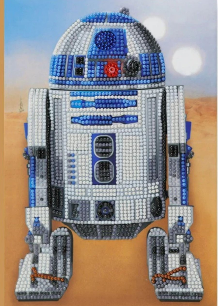 R2 D2  notebook diamond painting kit