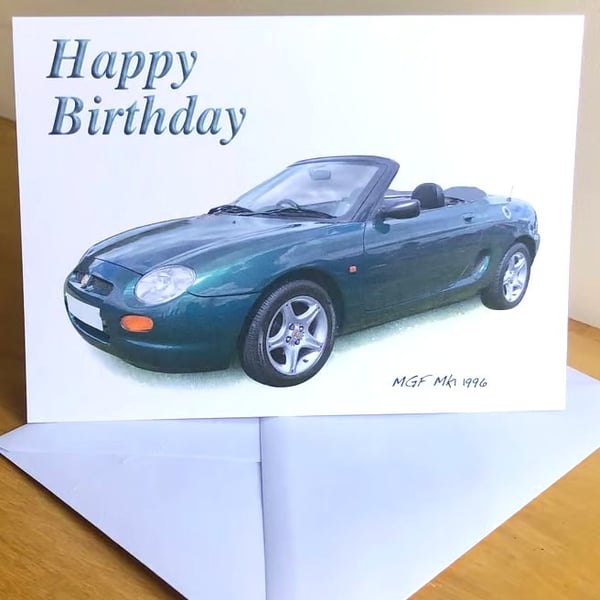 MGF Mk1 1996 - Birthday, Anniversary, Retirement or Plain Card