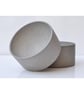 Small Concrete Bowl: NEW Handmade Minimalist Cylinder Key & Jewelry Dish Grey