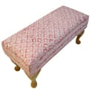 Pink Wafer Biscuit footstool