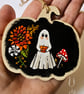 Autumn Ghost- Hand-painted hanging decoration - Image 2