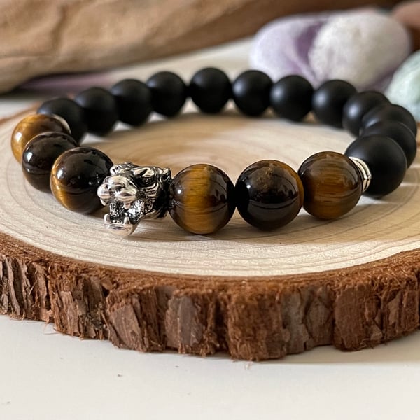 Tiger Head charm Bracelet 