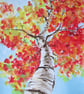 Autumn Trees in colour. Painting - Image 7