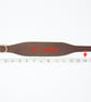 Leather greyhound collar; whippet collar; with solid brass buckle - Image 4