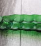 Handmade Fused Glass Multi Section Recycled Wine Bottle Dish - Slumped Bottle - Image 7