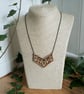 Pyrography ivy leaf  pendant - Image 2