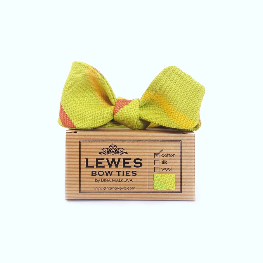 Mustard Yellow Bow Tie - Folksy