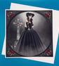 Large Gothic Birthday Card For Her