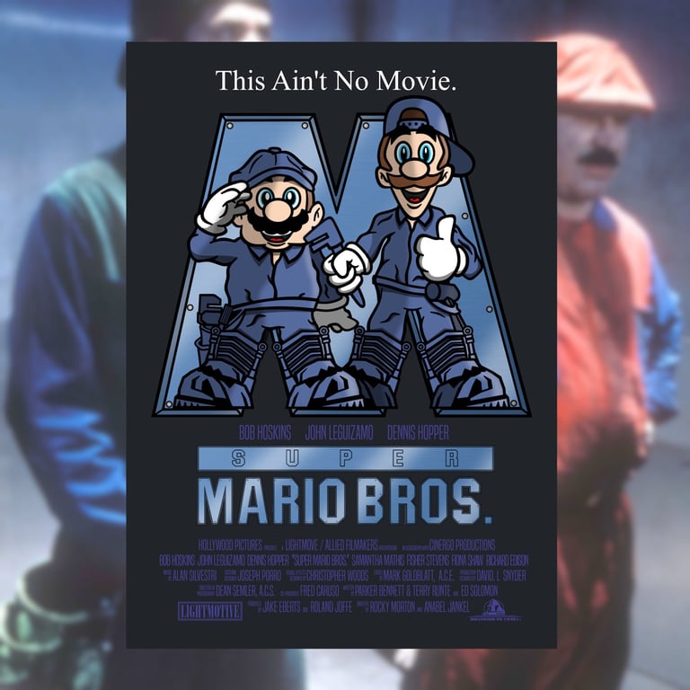 Super Mario Bros. Mash-Up Movie Poster 