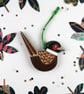 Pheasant hanging ornament for Christmas tree, Christmas gift for hunters. - Image 1