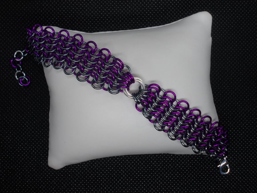 SALE - Two tone European 4 in 1 bracelet