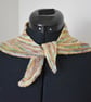 Hand knitted Neckerchief - Browns and greens - Image 2