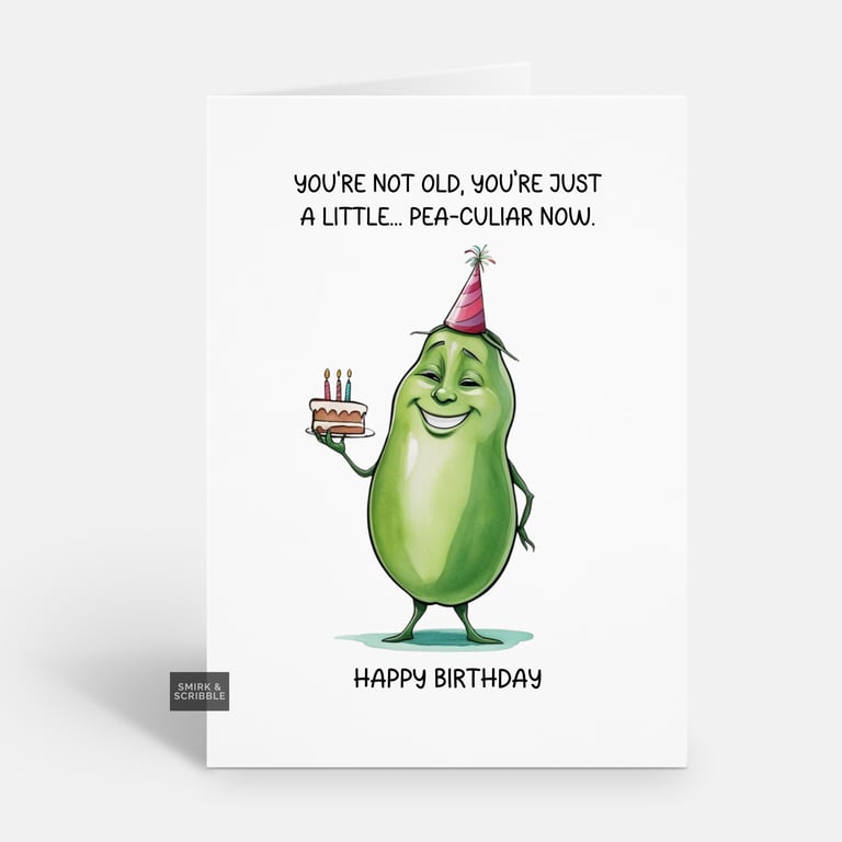 Unique Funny Birthday Card For Him Or Her 