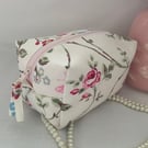 Boxy Cosmetic Bag, Square Zipped Purse, Travel Pouch, Make up Bag