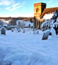 Snowshill St Barnabas Church In The Snow Cotswolds Photograph Print