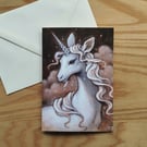 (Test Run) Unicorn II Blank Greeting Card
