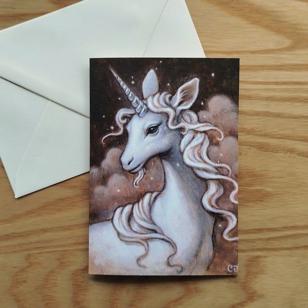 (Test Run) Unicorn II Blank Greeting Card