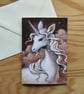Unicorn II Blank Greeting Card