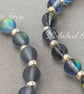 Mermaid Iridescent Stretch Bracelet with Stainless Steel Mermaid Tail Charm - Image 5
