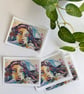 Woman Art Sticker - Original Art - Laptop and Planner Decor - Image 3