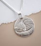 Cat Engraved Sterling Silver Coin Necklace - Image 7