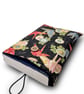 Origami Crane Book Sleeve – Japanese Cotton Book Protector with Coconut Button - Image 6