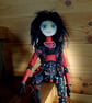 Unique Art Doll - A Bit of Goth