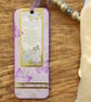 Hydrangea Floral Bookmark with Beaded Tassel – Handmade Gift for Readers - Image 3