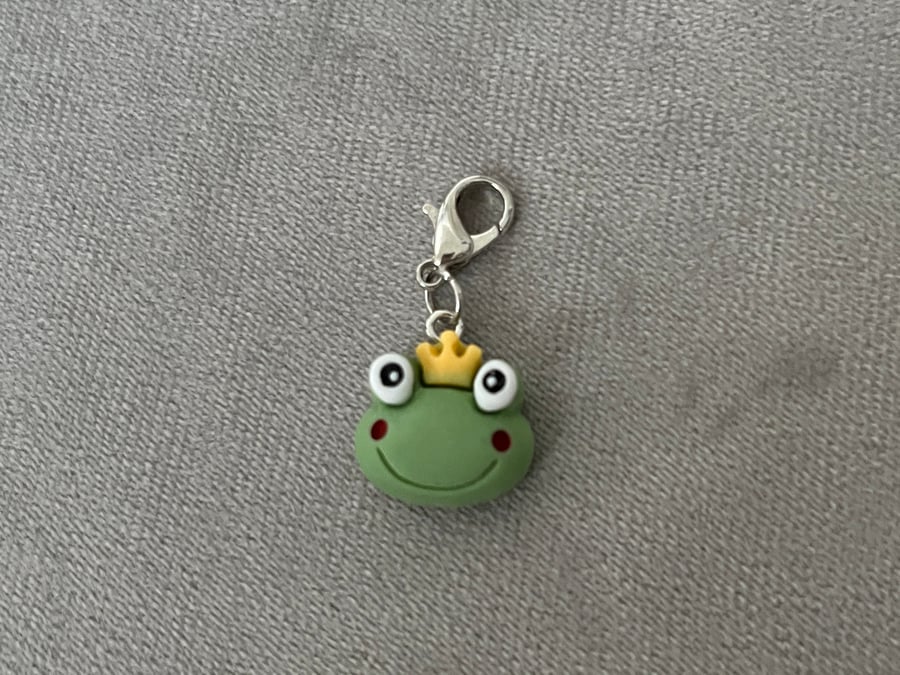 Frog Prince Stitch Marker Progress Keepers for Knitting Crochet