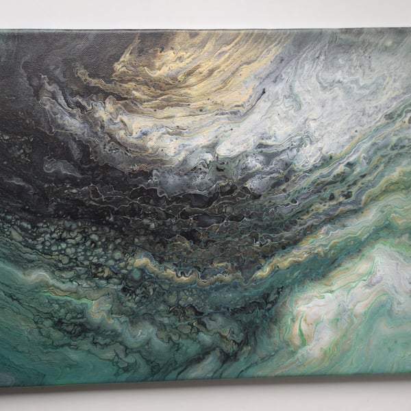 "Infinite Serenity"Original Handmade Abstract Acrylic Painting