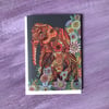 'Elephants' Greeting Card