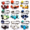 Rainbow Pin in Orange