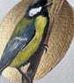 Original watercolour painting Great Tit British bird artwork wildlife art. - Image 3