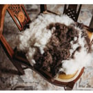 Natural wool felted seat-pad and or a mat for a cat or a small dog  