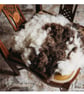 Natural wool felted seat-pad and or a mat for a cat or a small dog  