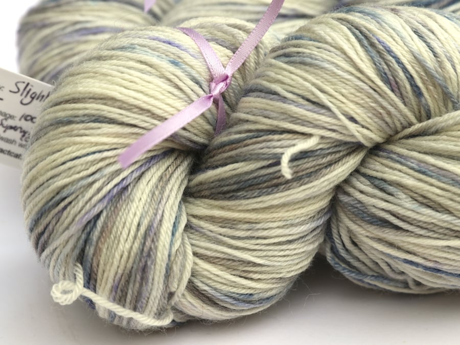 Slight Confusion - Superwash Bluefaced Leicester Bamboo 4 ply yarn