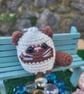 Crochet siamese cat keyring - Image 2