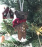 Cosy Bears Christmas Tree Decorations - Image 3