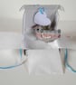 'A little bird told me' wool felt and crochet bird letterbox gift. - Image 3