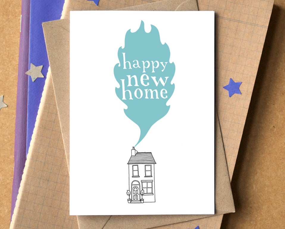 Simple Happy New Home Card