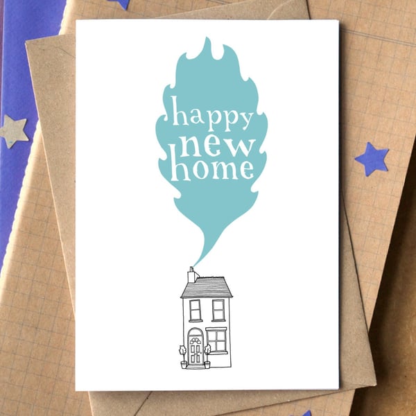 Simple Happy New Home Card