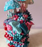 POLYMER CLAY FUNGI SCULPTURE - MUSHROOM SCULPTURE - POLYMER CLAY MUSHROOMS - Image 2