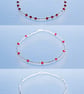 Bracelets Sterling silver with red swarovski and star charm  - Image 7