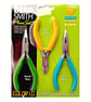 3 Piece Jewellery Plier Kit, Flat Nose, Round Nose and Side Cutter - Image 1