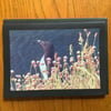 Handmade photo card of a Razorbill and Sea Thrift.