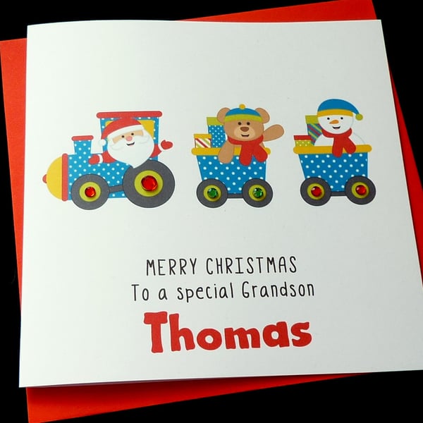 Santa Express Personalised Christmas Card