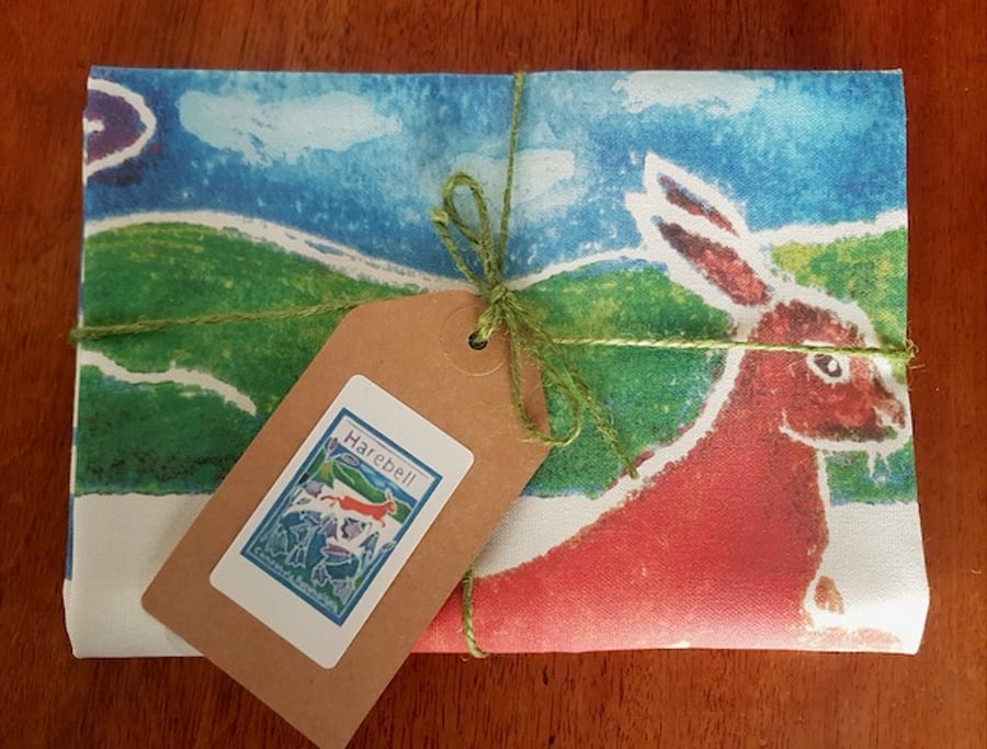 Harebell Tea Towel - 100% Cotton